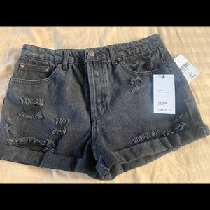 High waisted denim shorts size 27 fits 3/4